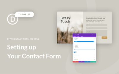 How to Set Up Your Divi Contact Form